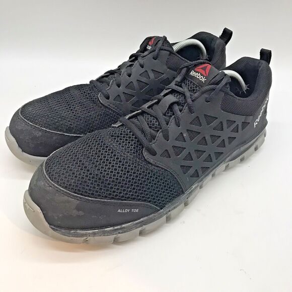 Reebok SubLite Cushion Work Alloy Toe Men's 12W Shoe ASTM F2413-11 MI/75 C-75 EH - Picture 3 of 13
